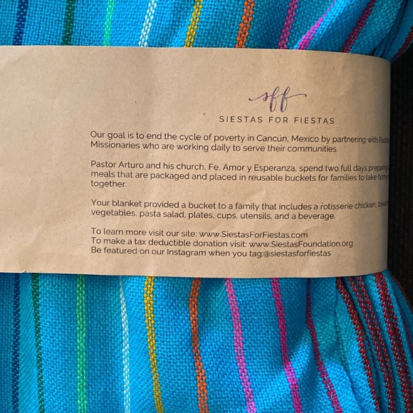 Mexican Fiesta Tablecloth or Blanket blanket - Picture 3 of 10